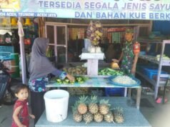Kodim 0114 Aceh Jaya Pantau Stabilitas Harga Sembako di Pasar Teunom, Identifikasi Kenaikan Cabai Merah