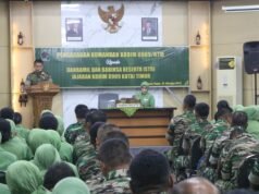Dandim 0909/Kutai Timur Ingatkan Persit untuk Menjadi Teladan dan Penopang Suami dalam Bertugas