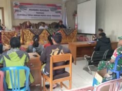 Babinsa Desa Pinggan Dukung Penguatan Ekonomi Desa Lewat Musdes Koperasi Merah Putih dan Rembuk Stunting