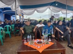 Kodim 0426 Tulang Bawang Hadiri dan Amankan Pelantikan Pengurus DPD NasDem 2025-2029