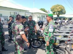 Tim Sislog Slogdam IM Tertibkan Administrasi dan Kondisi Kendaraan Dinas Prajurit Kodim 0105/Abar