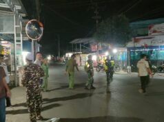 TNI Gandeng Komponen Masyarakat Laksanakan Patroli Gabungan di Amuntai Selatan