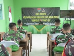 Mayor Inf Arif Affuan Tutup Kegiatan Pendayagunaan Koramil Model TA 2025 di Kab Mesuji