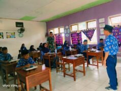 TNI Sibuk Awasi Program Makanan Bergizi Gratis untuk Anak-anak Sidrap