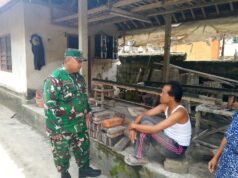 Babinsa Selat Galang Sinergi dengan Warga Melalui Kegiatan Komsos