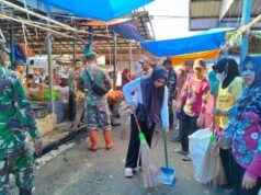 Koramil 1005-10/Tamban Gelar Kegiatan Karbak Guna Mengantisipasi Bencana dan Wabah Penyakit