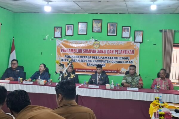 Kehadiran TNI Dulur Salurkan Dukungan pada Pelantikan Kades Pematang Limau