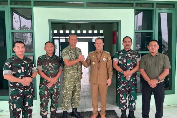 Sinergi TNI dan Pemda, Bupati Gunung Mas Temui Pimpinan Kodim 1018