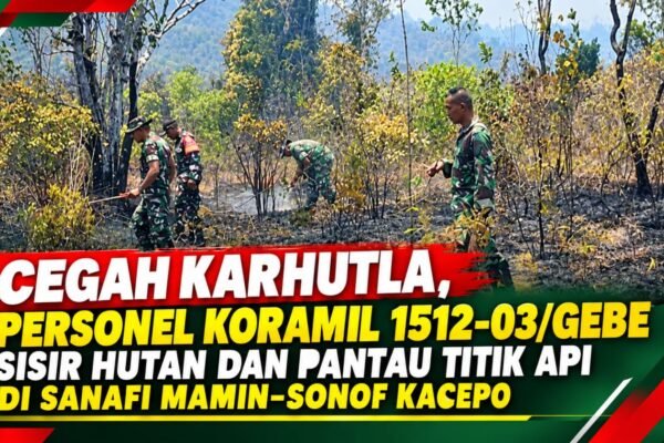 Koramil 1512-03/Gebe Intensifkan Patroli untuk Lindungi Hutan dari Kebakaran