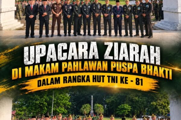 Peringati HUT ke-81 TNI melalui Ziarah di TMP Puspa Bhakti Lahat