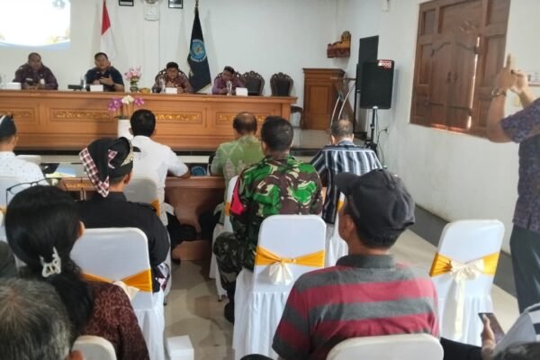 Rapat Sinergi Pembangunan Desa Paksebali Melibatkan Berbagai Pihak Terkait