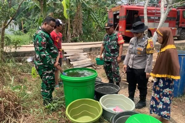 TNI Kodim 1012/Buntok Prioritaskan Ketersediaan Air Bersih Bagi Warga
