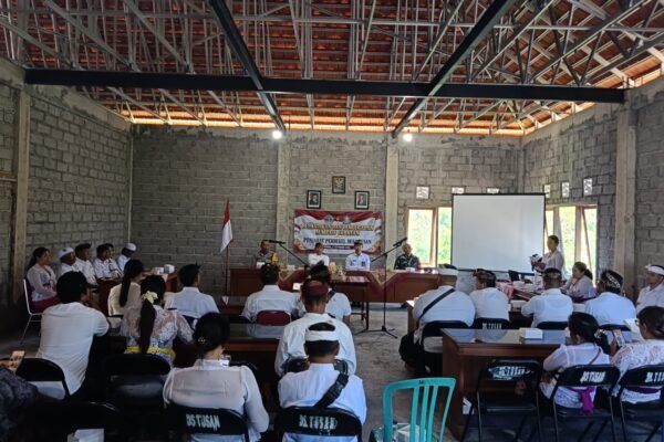 Serma Dewa Putu Carma Mudita jamin keamanan dalam pelantikan Pj Perbekel Tusan