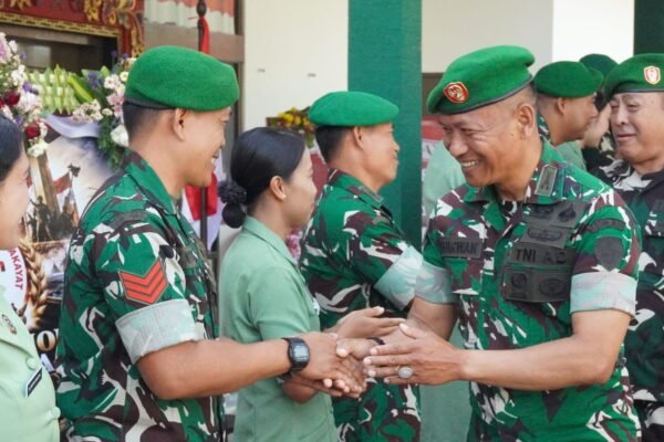 Kodim 1626/Bangli Selenggarakan Upacara Peningkatan Pangkat Prajurit