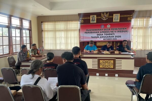 Kopda Komang Puspantara Hadiri Musdes Tohpati Dukung Program Pembangunan Transparan