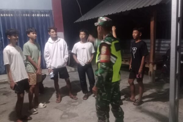 Kegiatan Patroli Malam Koramil Alas Ciptakan Rasa Aman di Masyarakat
