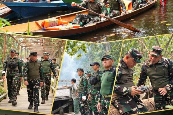 Kunjungan TNI untuk Memastikan Efektivitas Penanganan Kebakaran Hutan di Kalimantan
