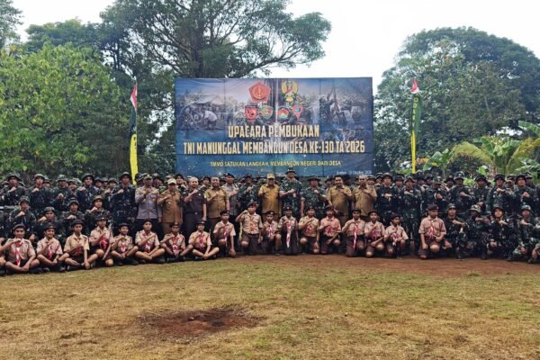 Sinergi TNI dan Pemkot Ambon Memperkuat Pembangunan Melalui TMMD 130