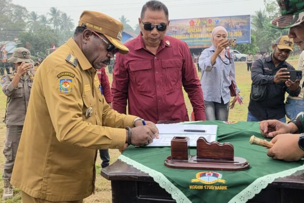 TMMD Ke-130 Dibuka di Nabire, Tingkatkan Infrastruktur Pedesaan
