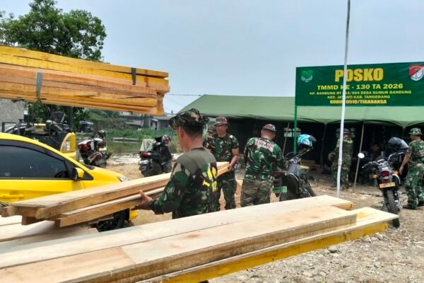 Upaya Satgas TMMD Kodim 0510 Tingkatkan Pembangunan Desa Sumur Bandung