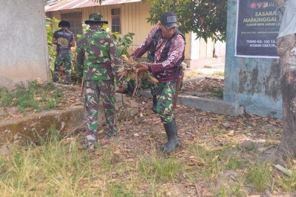 Masyarakat Desa Soe Terima Manfaat Sumur Pompa dari Program TMMD Reguler