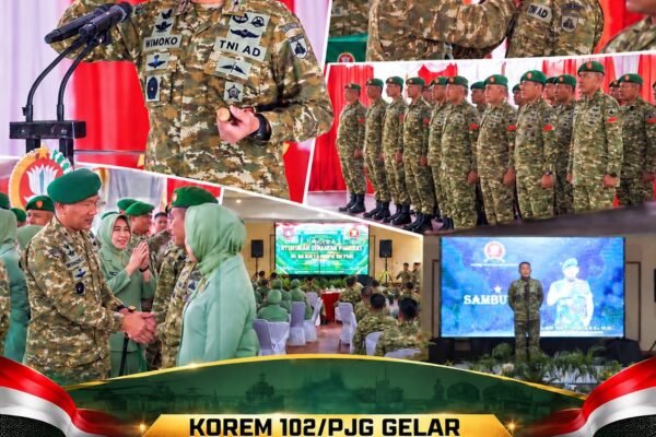 Upacara Korp Raport: Momen Berharga bagi Prajurit Korem 102/Pjg