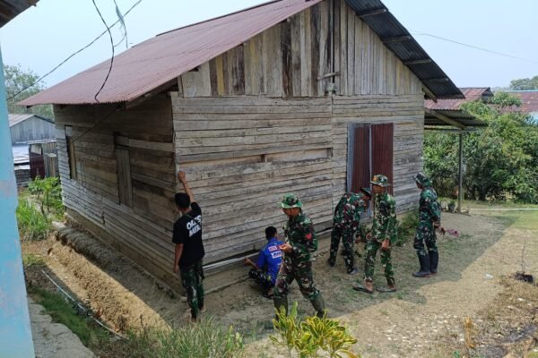 TMMD Reguler ke-130 Awali Renovasi Rumah Tidak Layak Huni di Poso