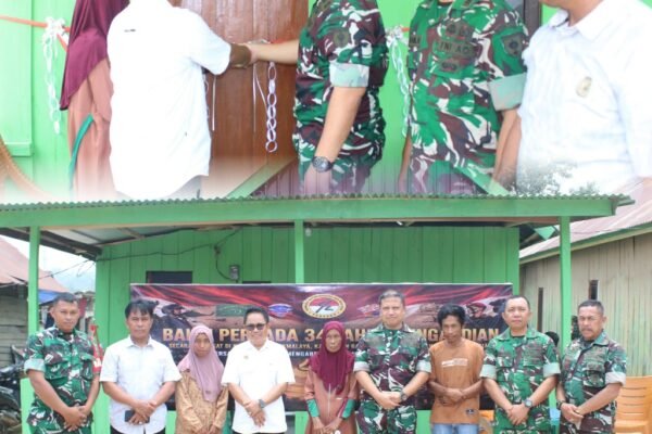 TNI Bombana Teruskan Program Bakti Persada dengan Penyediaan Rumah Aman