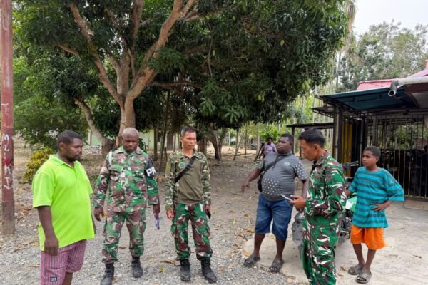 Pengukuran Jalan Jadi Kunci Sukses TMMD ke-130 di Manokwari Selatan