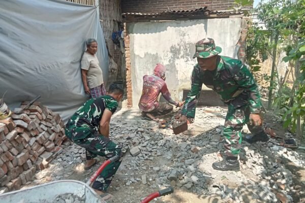 Pembangunan Rumah Suparlan Dimulai, Satgas TMMD Ke-130 Lakukan Persiapan Awal