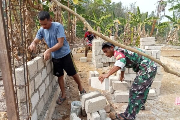 Satgas TMMD ke-130 Tingkatkan Kualitas Hunian dengan Proyek RTLH di Desa