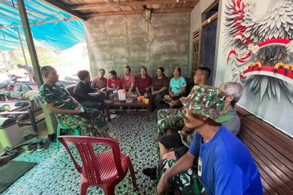 Warga Nahaya Temiang Rayakan Kerja Sama dalam Proyek TMMD Bersama TNI