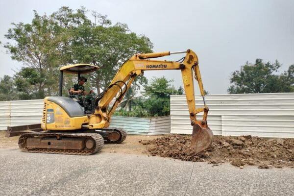 Satgas TMMD ke-130 Awali Proyek Infrastruktur di Desa Sumur Bandung