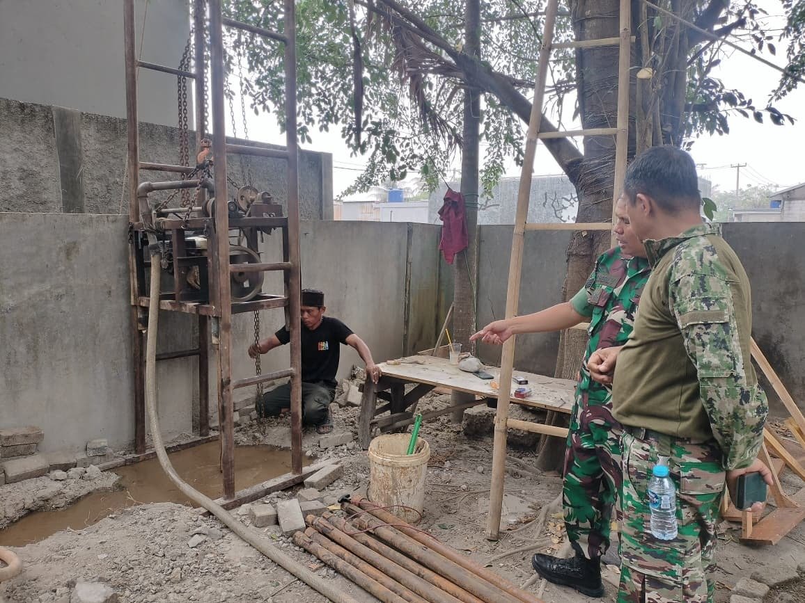 TNI Kembangkan Akses Air Bersih di Jayanti Melalui Proyek TMMD
