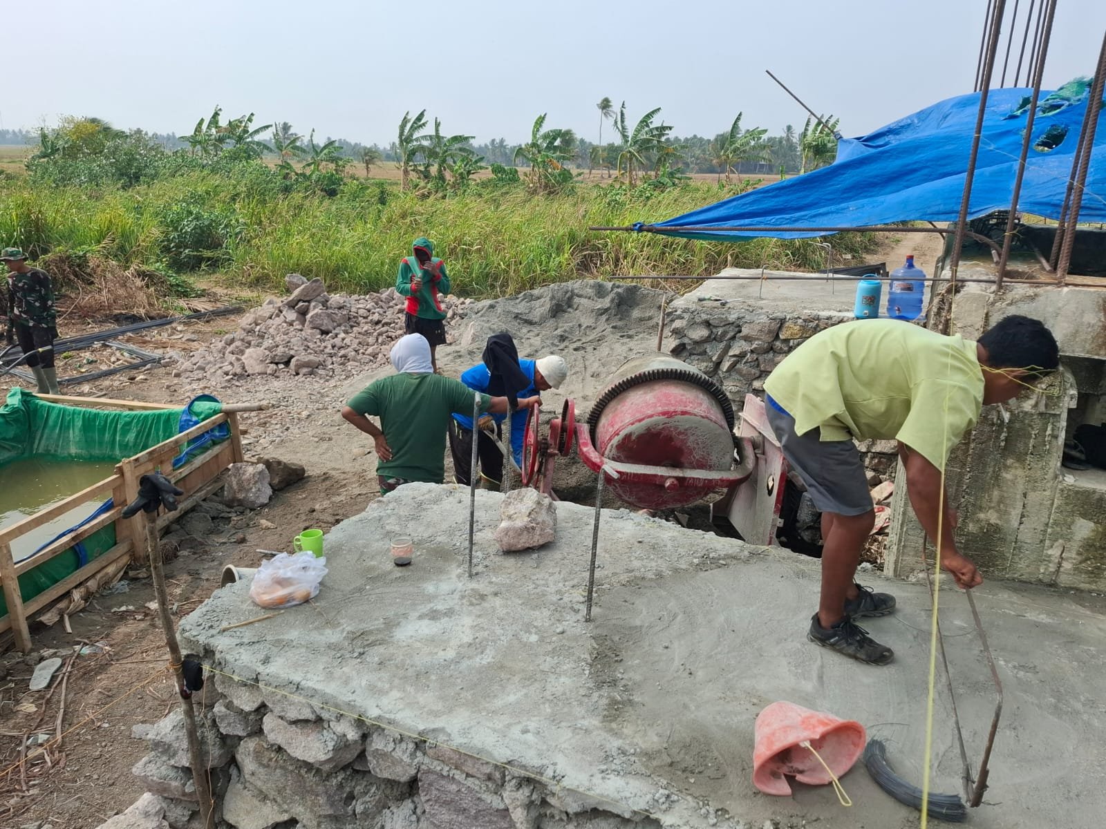 Progres Jembatan Gantung Sipodeceng: Fokus pada Pondasi dan Kekuatan Struktural