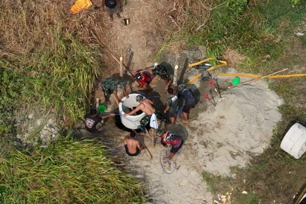 Puskesmas Wanggar Sari Kini Nikmati Manfaat Air Bersih dari Proyek TMMD